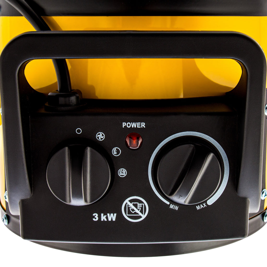 Tun incalzire ceramic, model DHC 3-150, 230V, 0,025/1,5/3 kW Denzel 964317 - imaginea 5