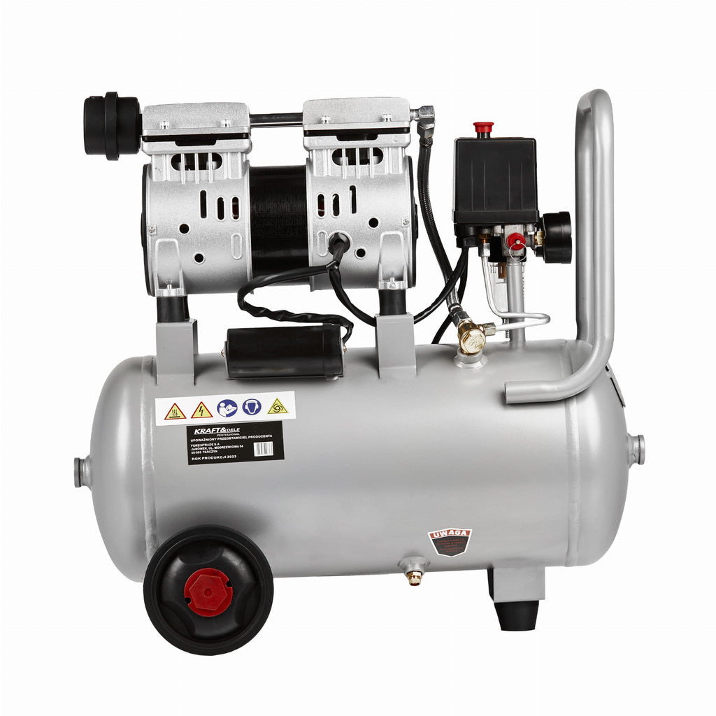 Compresor fara ulei silentios , 24L / 1200W x 1 ,220/m , Kraft&Dele KD1395 - imaginea 11
