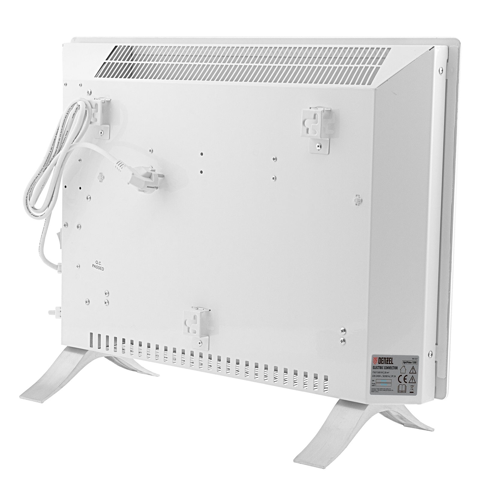 Convector electric OptiPrime-1500, Wi-Fi, touch screen, termostat digital, 1500 W Denzel 981227 - imaginea 4