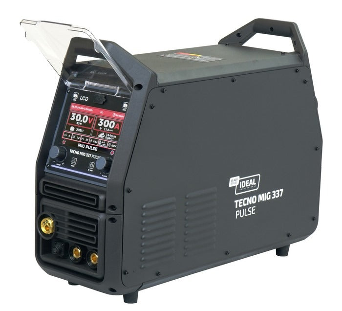 Aparat de Sudura Invertor MIG/MAG Synergic TECNO MIG 337P PULSE LCD Seria Neagră 4x4 TMIG337PV2
