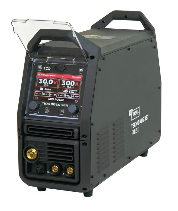 Aparat de Sudura Invertor MIG/MAG Synergic TECNO MIG 337P PULSE LCD Seria Neagră 4x4 TMIG337PV2