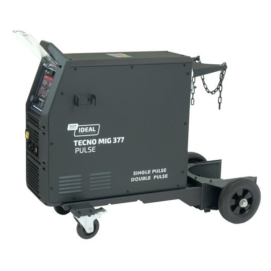 Aparat de Sudura Invertor MIG/MAG Synergic TECNO MIG 377PT PULSE LCD Seria Neagră 4x4 TMIG377PT