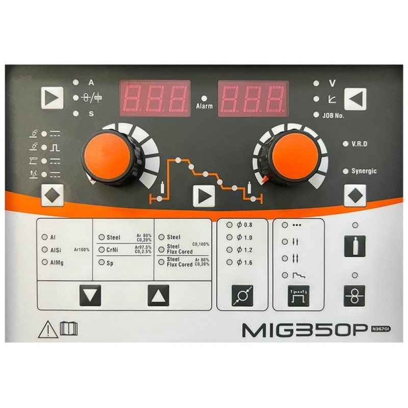Aparat De Sudura Mig-mag Tip Invertor Mig 350 Pulse Synergic (n36701) Jasic