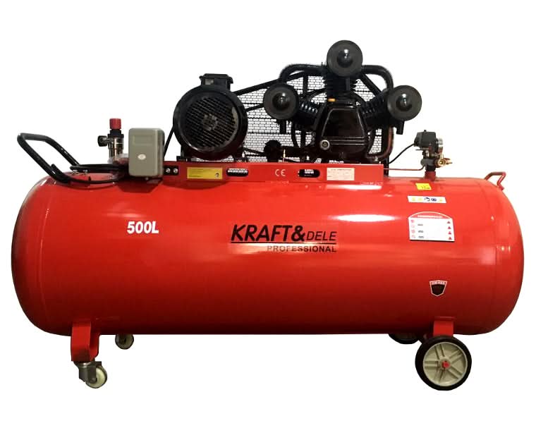 Compresor aer 3 pistoane , 500L / 14.6 Cp ,1395l/m , Kraft&Dele KD1413