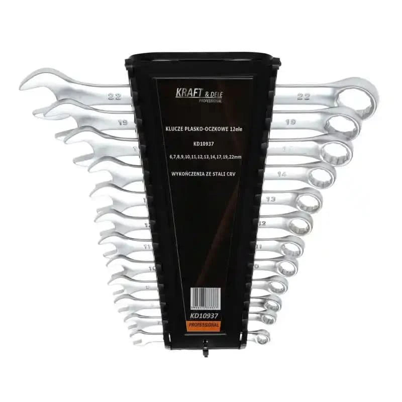 Set de chei combinate, 12 piese 6-22 mm , Kraft&Dele KD10937