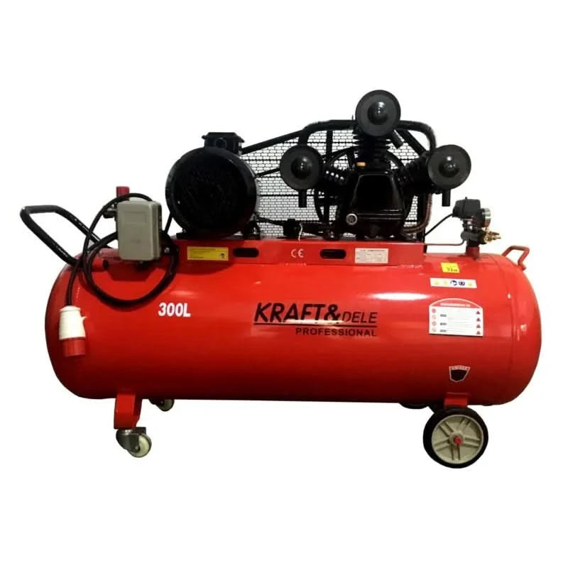 Compresor ulei 300L 3 pistoane cu filtru apa, 1060l/min Kraft&Dele KD1411