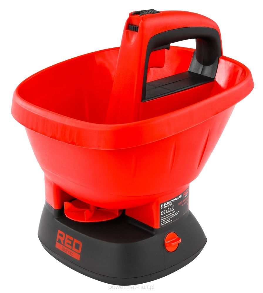 Aparat de imprastiat seminte si ingrasaminte pe baterii , 1200 rpm , 3 L, Red Technic RTSAK0097