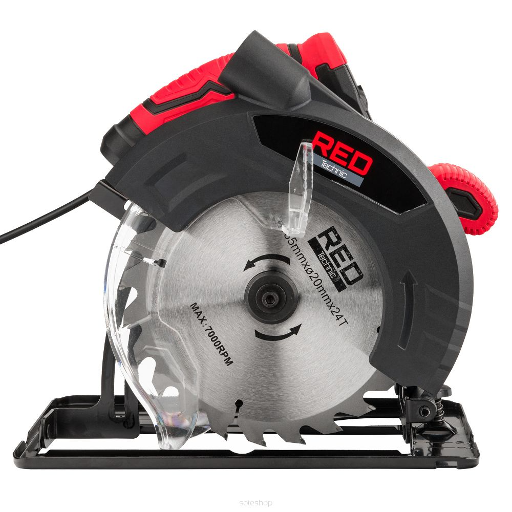 Ferastrau circular 2300w , 185 mm , Red Technic RTRPT0007