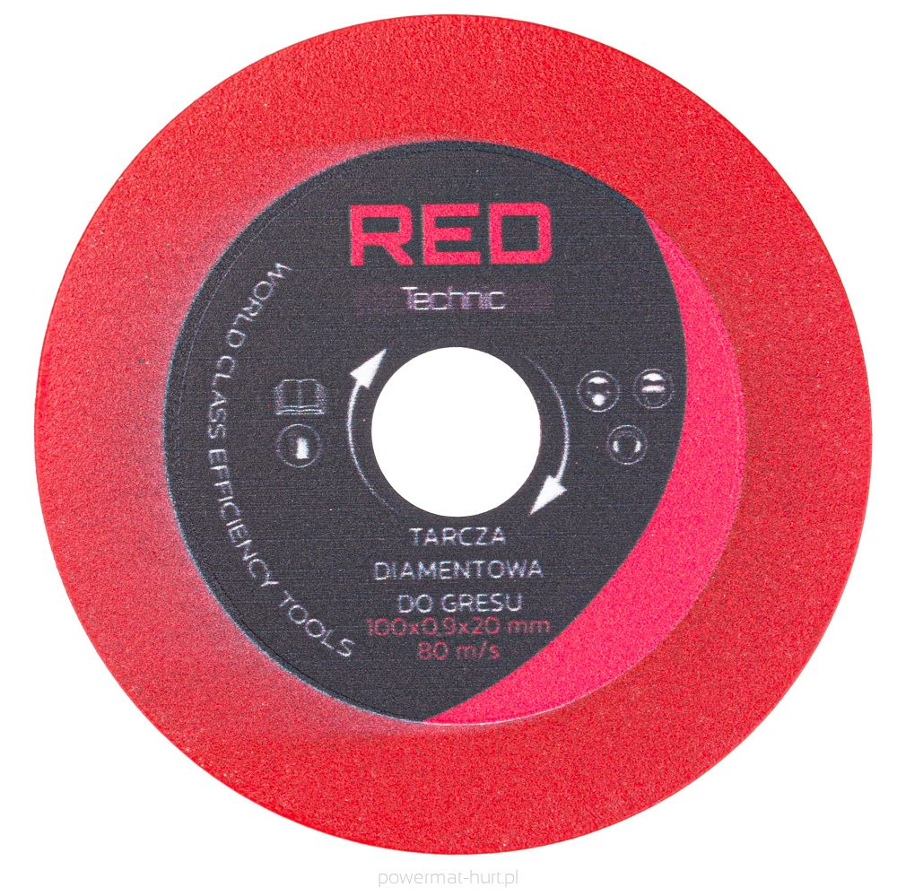 Disc diamantat 100mm , Red technic RTPDG0009-TA09