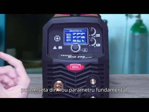 Aparat de sudura profesional dublu puls aluminiu MIG MAG TIG  MMA 4x4 Technomig TMIG200P