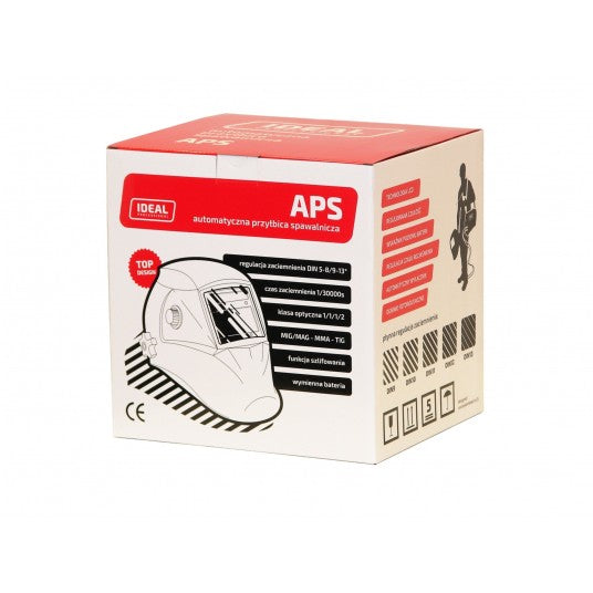 Masca Sudura Automata cu Cristale Lichide APS Expert P31 X1 Titan Mat DIN 3/4-8/9-13 Synergic, Ideal B-APS-P31M-X1 TTM/TC 4