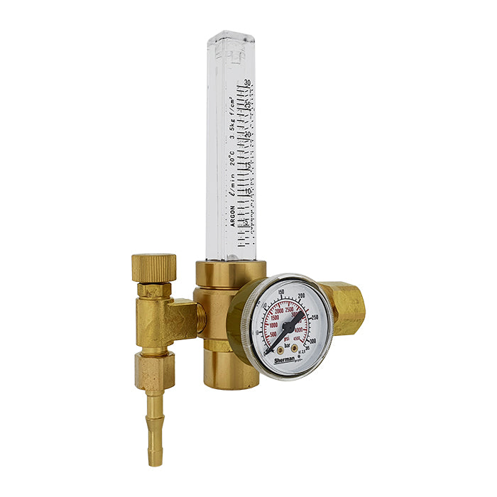 Reductor Presiune Ar/CO2 cu Rotametru 200bar 30l/min, SHERMAN 7812579