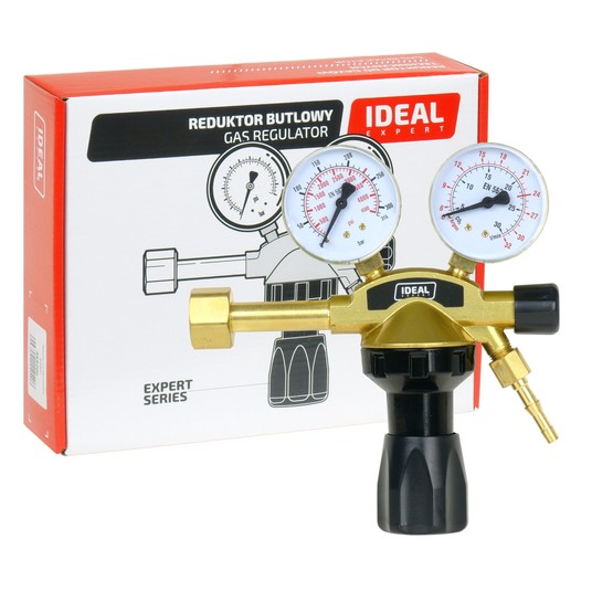 Reductor Presiune CO2/Ar EXPERT cu 2 Manometre 32 L/min, Ideal B-365200