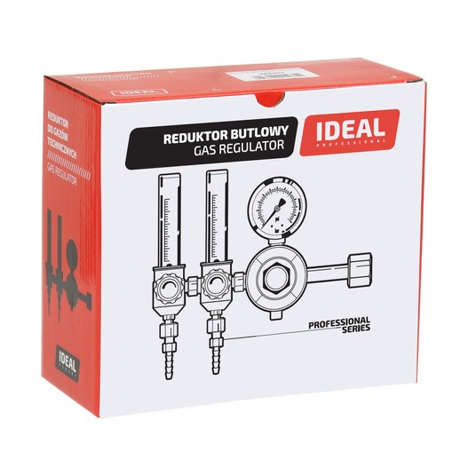 Reductor Presiune CO2/Ar cu 2 Rotametre 25 L/min, Ideal B-265402 3