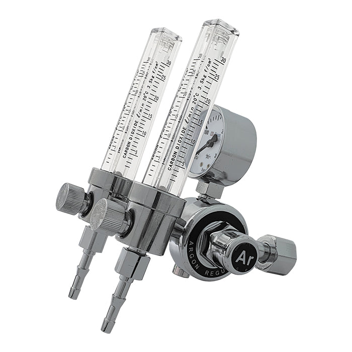 Reductor Presiune Argon/CO2 2 Debitmetre 60l/min, SHERMAN GNREDCO2R2