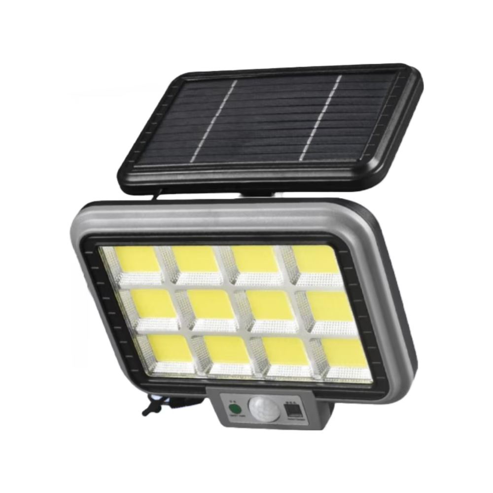 Lampa solara 6 celule,294 LED-uri COB ,cu senzor de miscare, sistem prindere inclus