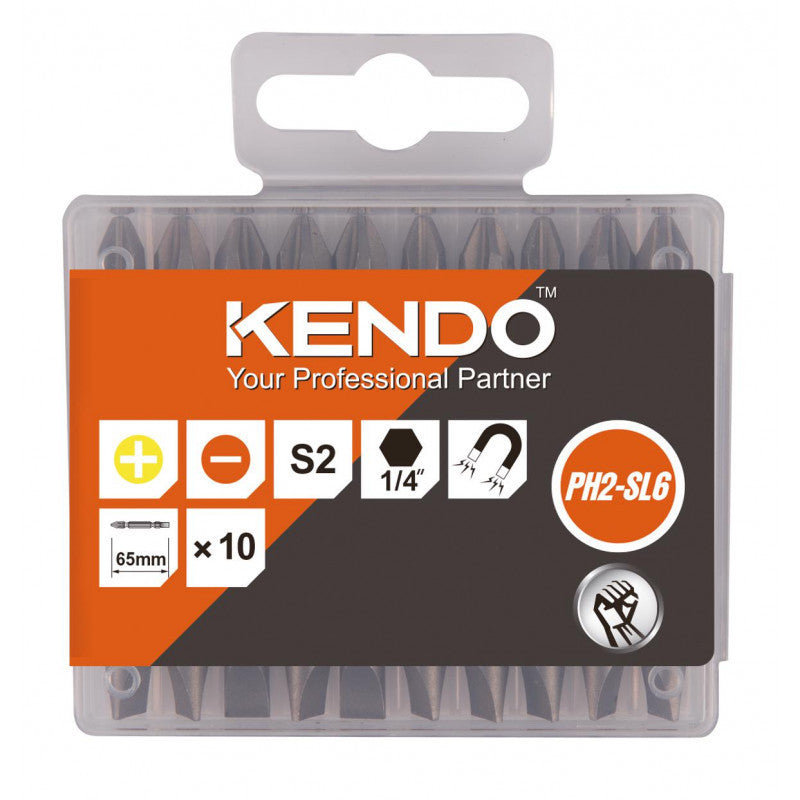 Set 10 Biti Ph2 6x65mm