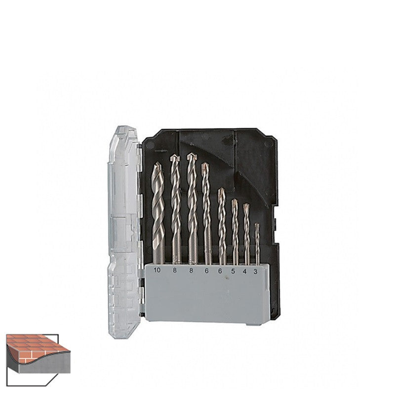 Set 8 Burghie Pentru Zidarie, 3-10 Mm