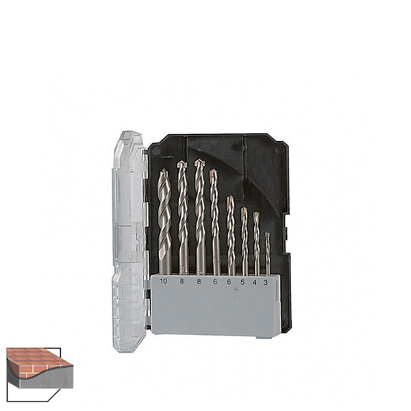 Set 8 Burghie Pentru Zidarie, 3-10 Mm