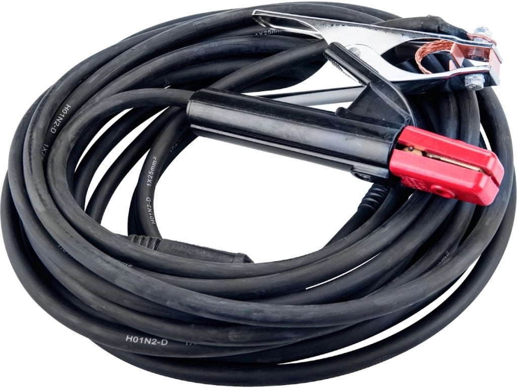 Set cablu cu cleste de sudura + cablu cu cleste de masa, 12 mm2 , 300A , Rotor 13336