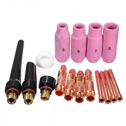 Set echipare standard pistolet TIG-WIG 16 accesorii