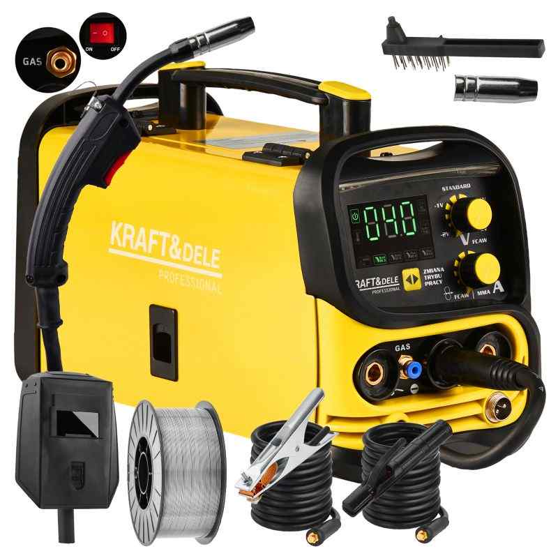 Aparat de sudura IGBT - FLUX / MIG / MMA / TIG Kraft&Dele KD1882