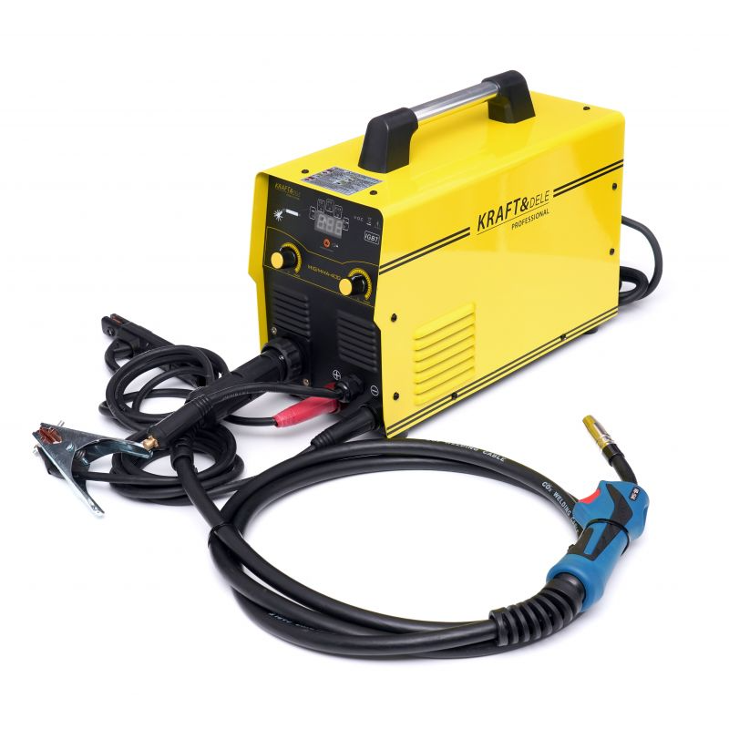 Aparat De Sudura MMA/Mig-Mag 400A, Galben , Kraft&Dele KD811