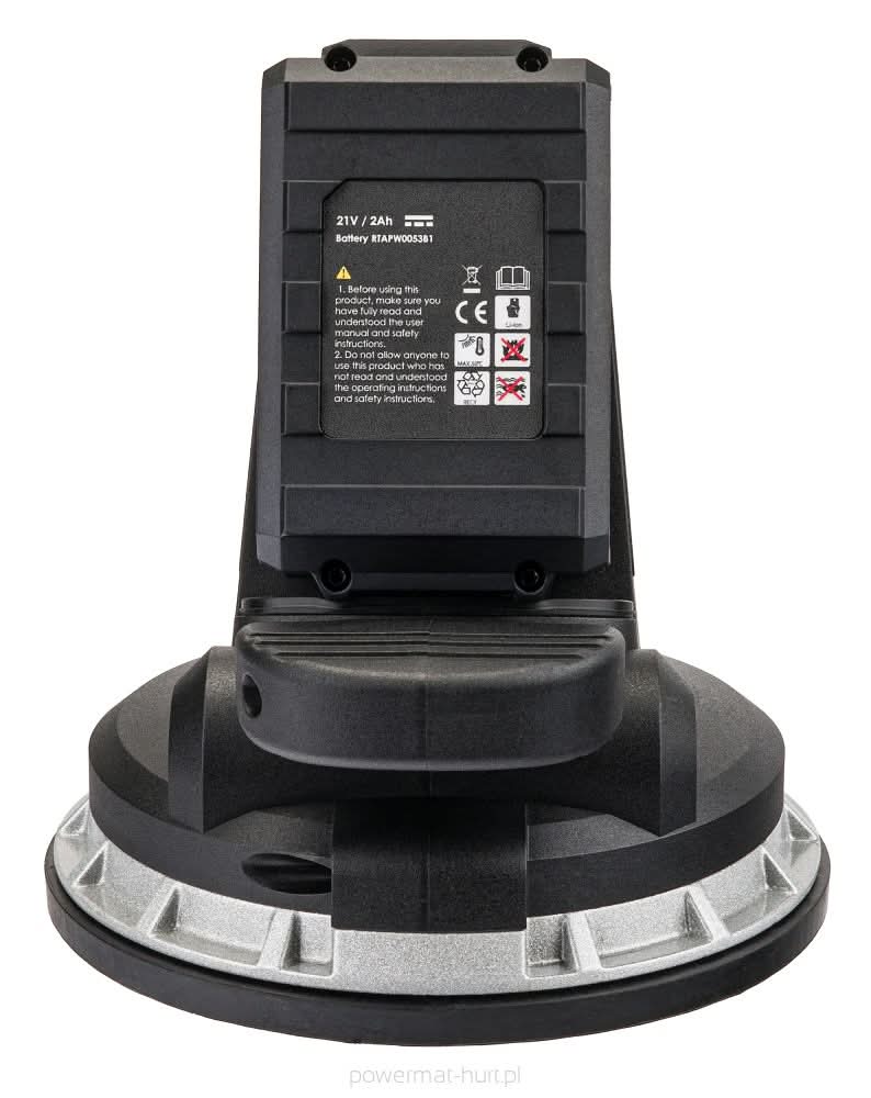 Ventuza vibranta cu acumulator 2 x 21V 2 ah , Red Technic RTAPW0053 - imaginea 7