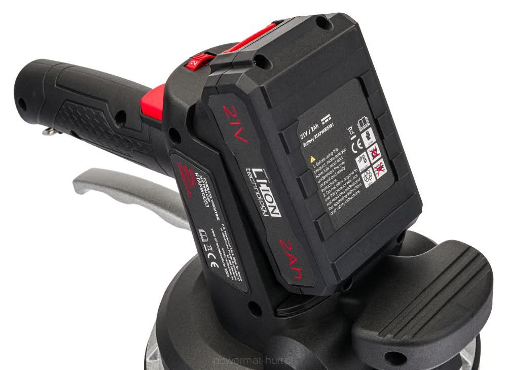Ventuza vibranta cu acumulator 2 x 21V 2 ah , Red Technic RTAPW0053 - imaginea 9