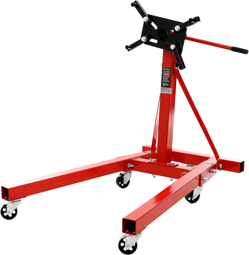 Stand Motor 900kg Suport Rotativ 360 Grade, 5 Roti, Kraft&Dele KD325