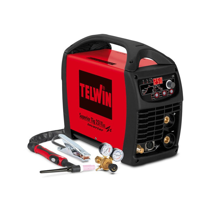 Aparat De Sudura Tip Tig Superior Tig 251 Dc-hf/lift Vrd 400v+acc Telwin