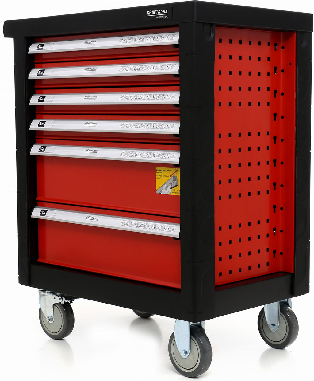 Dulap Scule 263 Piese 6 Sertare 78x48x78cm 73kg, Kraft&Dele KD361