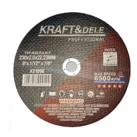 Disc debitat metal 230mm , set 25buc , Kraft&Dele KD1996