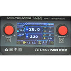 Aparat de Sudura Invertor MIG/MAG/TIG/MMA Synergic TECNO MIG 222 LCD VRD ALU 220A 230V, Ideal B-TMIG222LCD 4
