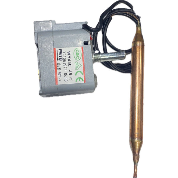 Termostat 0-45°c, 250v 16a