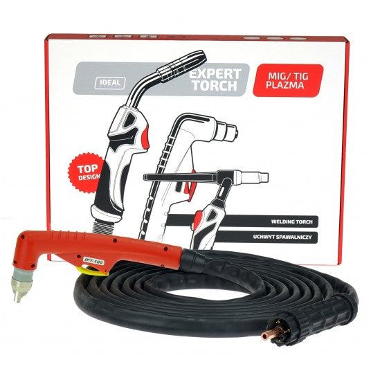 Pistolet Plasma Manual IPT100 100A 6m Conector Central pentru TECNO PLASMA 105 LED, Ideal B-PLASMA/IPT100/6/C03