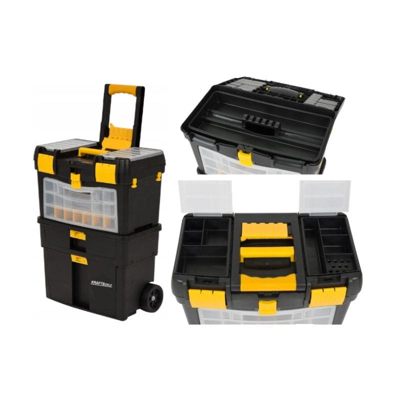 Trusa Scule 3 Parti Roti Transort, Kraft&Dele KD1075