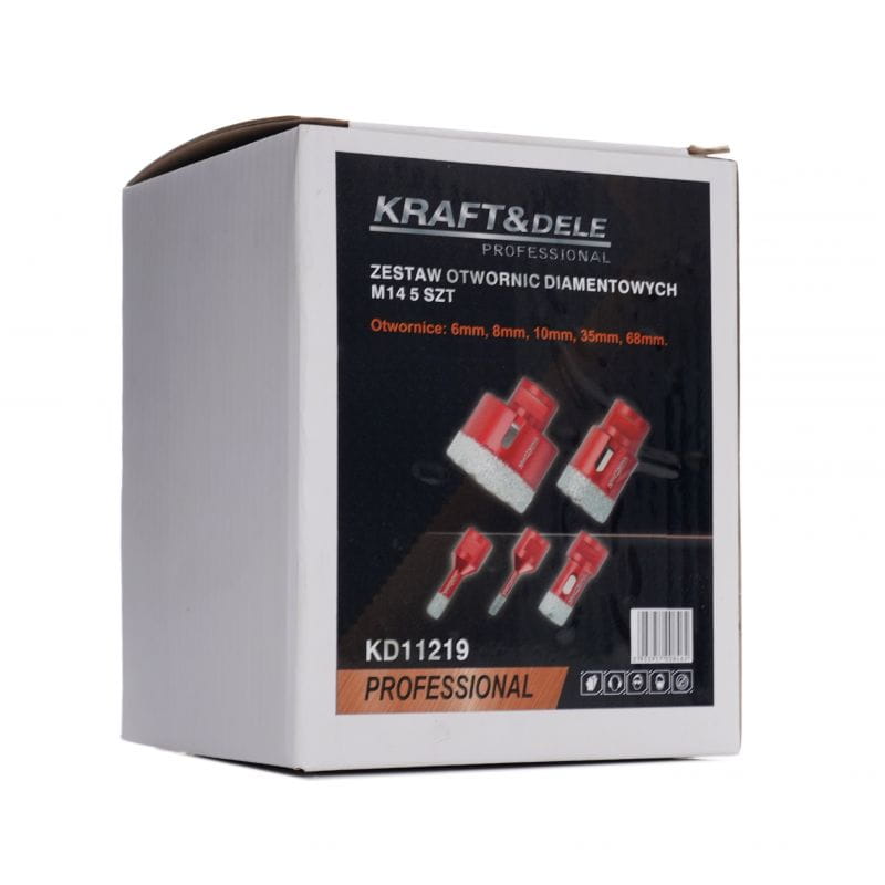 Carote Diamantate 5 Bucati, Kraft&Dele KD11219