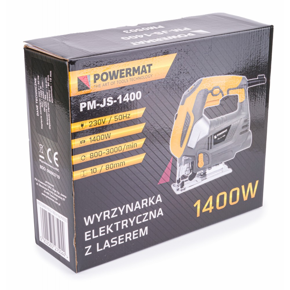 Fierastrau pendular 1400W cu laser PM-JS-1400 , Powermat PM0503